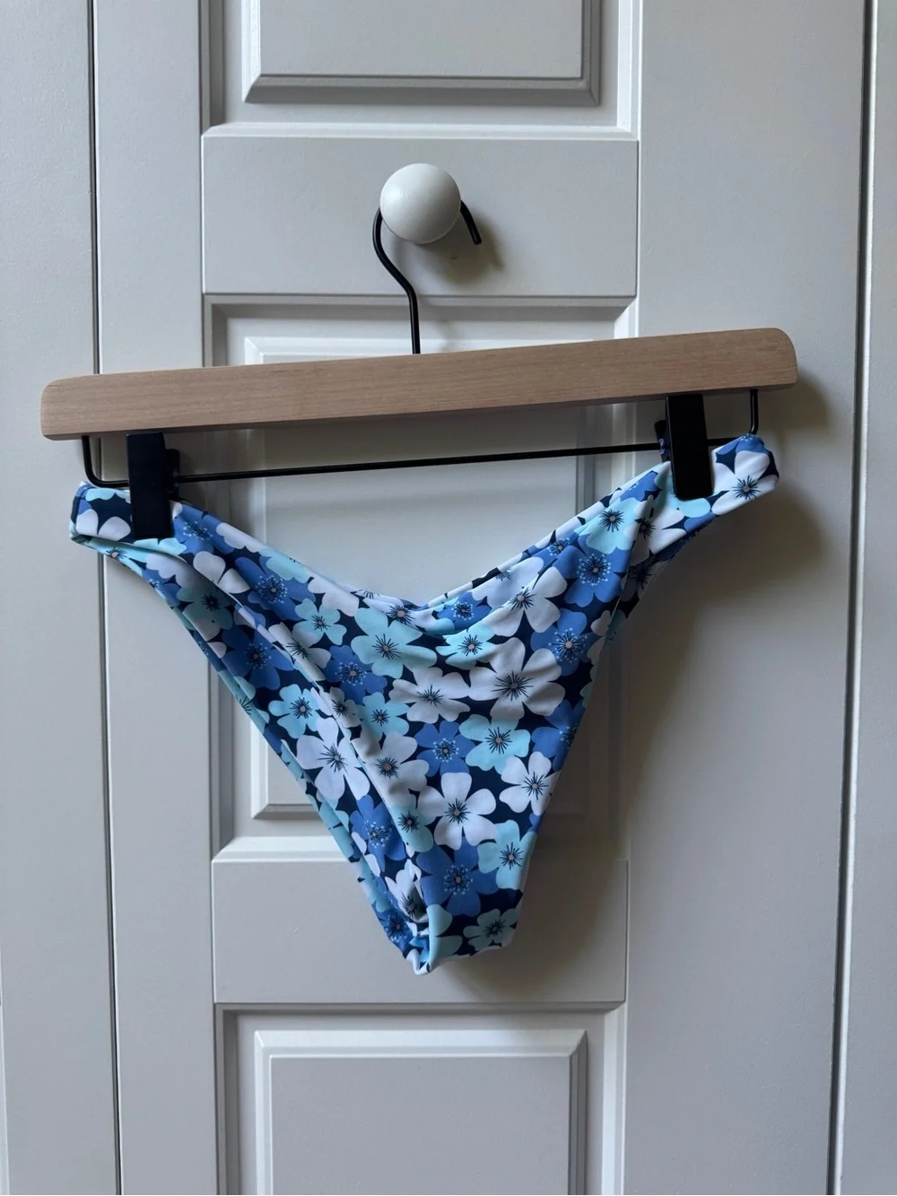 Kulani Kinis Blue Floral Girls' Bikini Bottoms